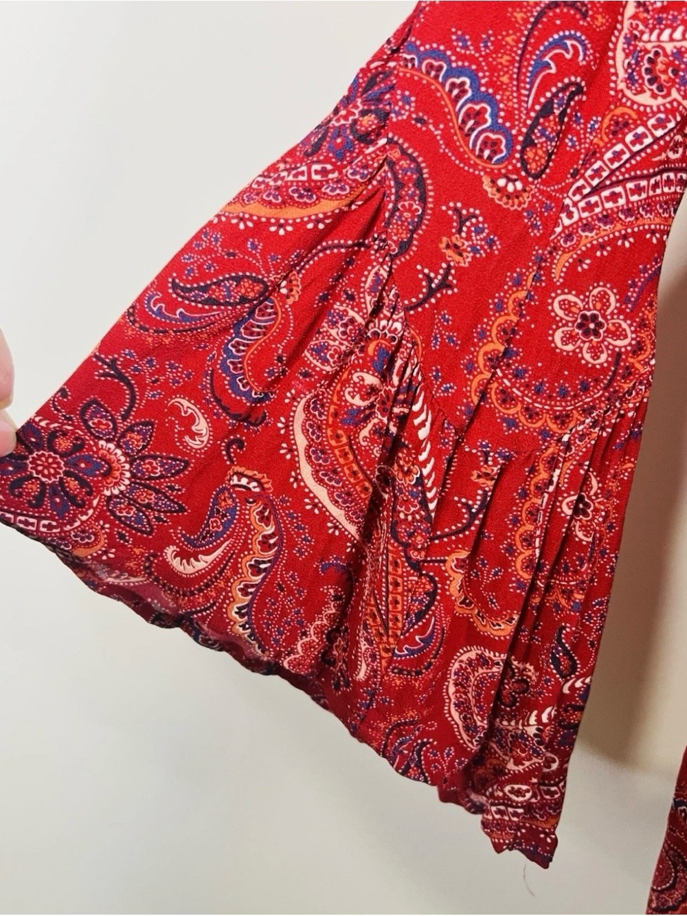 Tigerlily Mayfield Paisley Smock Dress Size Us 8 Au 12 Festival Boho Chic Flowy - Picture 5 of 10